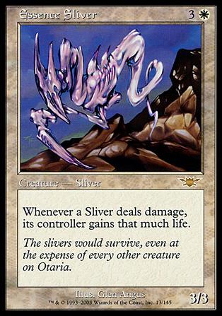Magic the Gathering: Legions (Base Set) card 13 Essence Sliver