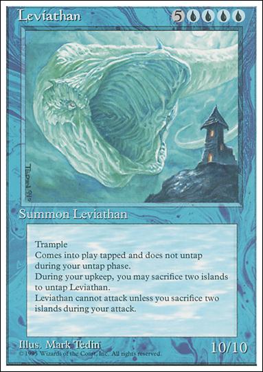 Magic the Gathering: 4th Edition (Base Set) card 80 Leviathan