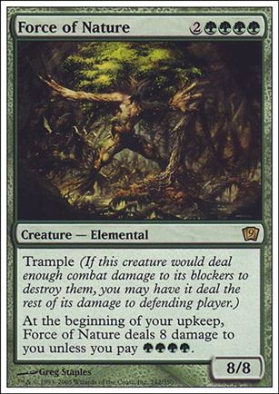 Magic the Gathering: 9th Edition (Base Set) card 242 Force of Nature