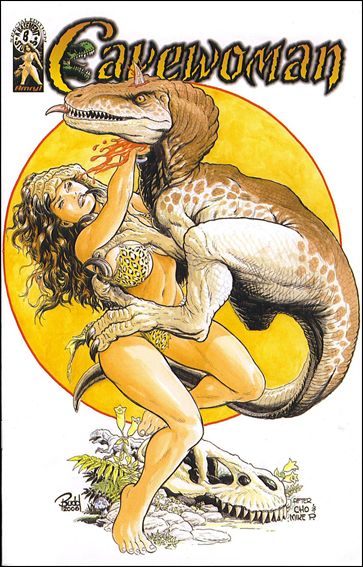 Cavewoman Reloaded issue 4 Special Edition Cover w/COA 1/750