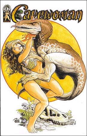 Cavewoman Reloaded issue 4 Special Edition Cover w/COA 1/750