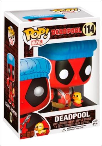 POP! Marvel figure 114 Deadpool (Bath Time) (Target Exclusive)