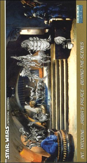 Star Wars Trilogy Special Edition Widevision  (Base Set) card 71 Int. Tatooine - Jabba's Palace - Behind-the-Scenes