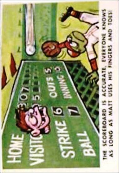 Baseball Weird-Ohs (Base Set) card 58 Matt Mattix