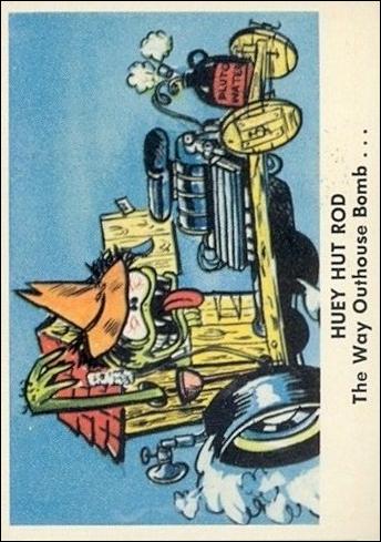 Weird-Ohs (Base Set) card 2 Huey Hut Rod the Way Outhouse Bomb...