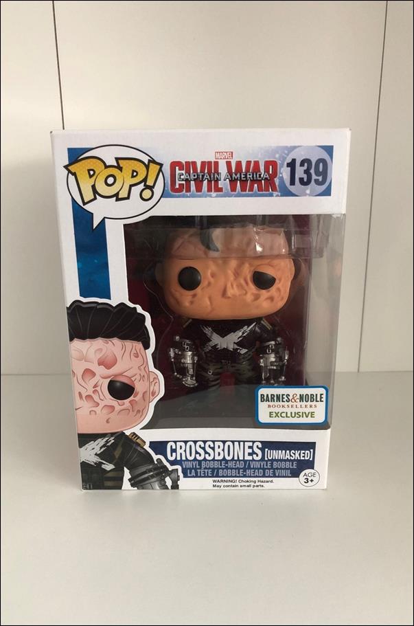 POP! Marvel figure 139 Crossbones (Barnes & Noble Exclusive)