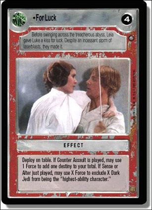 Star Wars: Jedi Pack (Base Set) card 10 For Luck