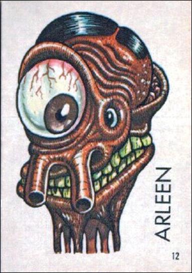 Ugly Stickers (1965) (Base Set) card 12 Arleen