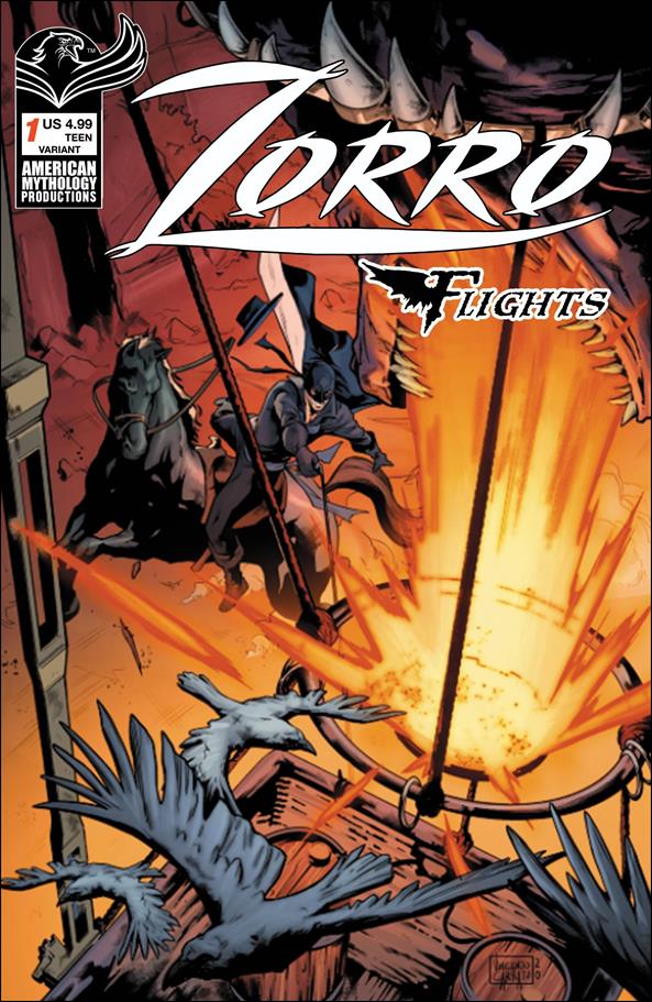 Zorro: Flights issue 1-B Vincenzo Carratu Cover