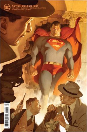 Action Comics (1938) issue 1031-B Julian Totino Tedesco Cardstock Cover