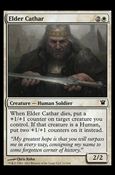 Magic the Gathering: Innistrad (Base Set) card 12 Elder Cathar