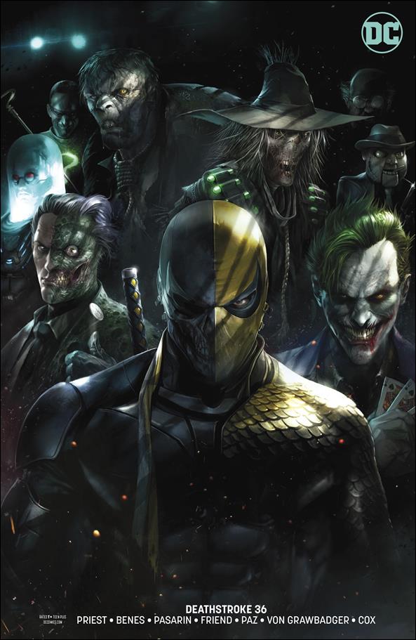 Deathstroke (2016) issue 36-B Francesco Mattina Cover