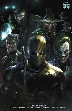 Deathstroke (2016) issue 36-B Francesco Mattina Cover