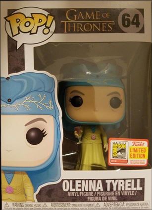 POP! Game of Thrones figure 64 Olenna Tyrell San Diego Comic Con 2018