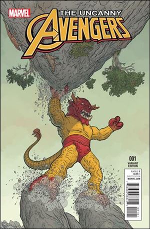 Uncanny Avengers (2015/12) issue 1-B Geof Darrow 1:10 Kirby Monsters Cover