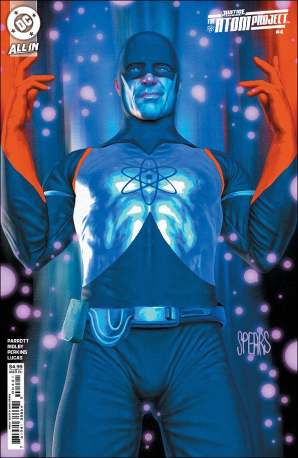 Justice League: The Atom Project issue 4-B Mark Spears Cardstock Cover