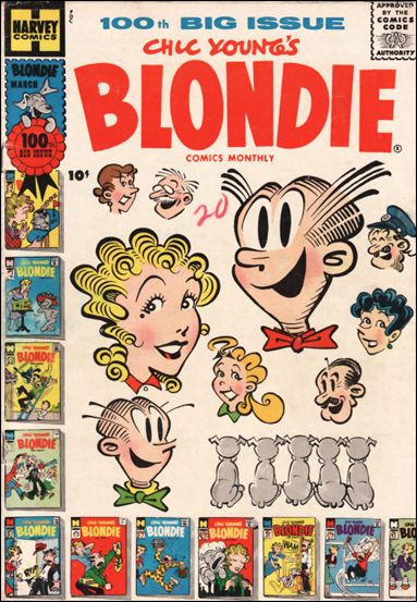 Blondie Comics (1950) issue 100
