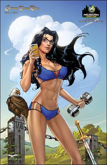 Grimm Fairy Tales Annual issue 2014-D Michael Dooney Wizard World Philly Cover 1/350