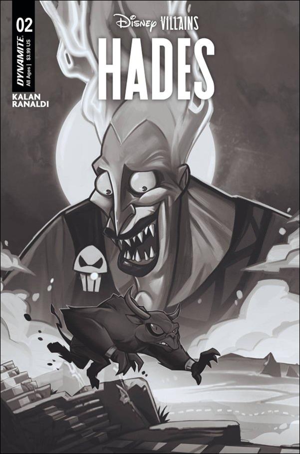 Disney Villains: Hades issue 2-I Francesco Tomaselli 1:20 B&W Cover