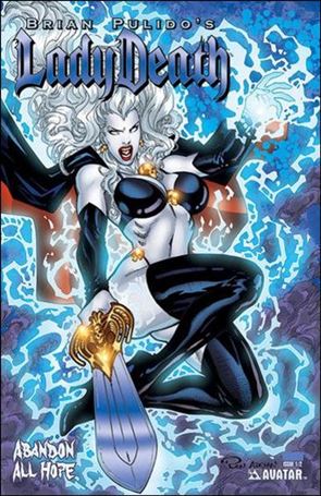 Brian Pulido's Lady Death: Abandon All Hope issue 1/2-L Royal Blue Foil Cover
