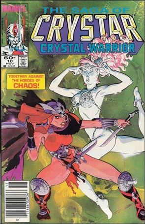 Saga of Crystar Crystal Warrior issue 10-B Newsstand Cover
