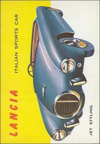 World on Wheels (Base Set) card 10  Lancia Sports Car