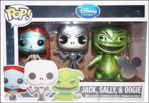 POP! Disney Multi-Packs figure nn3 Jack, Sally, & Oogie (Metallic) D23 1/500