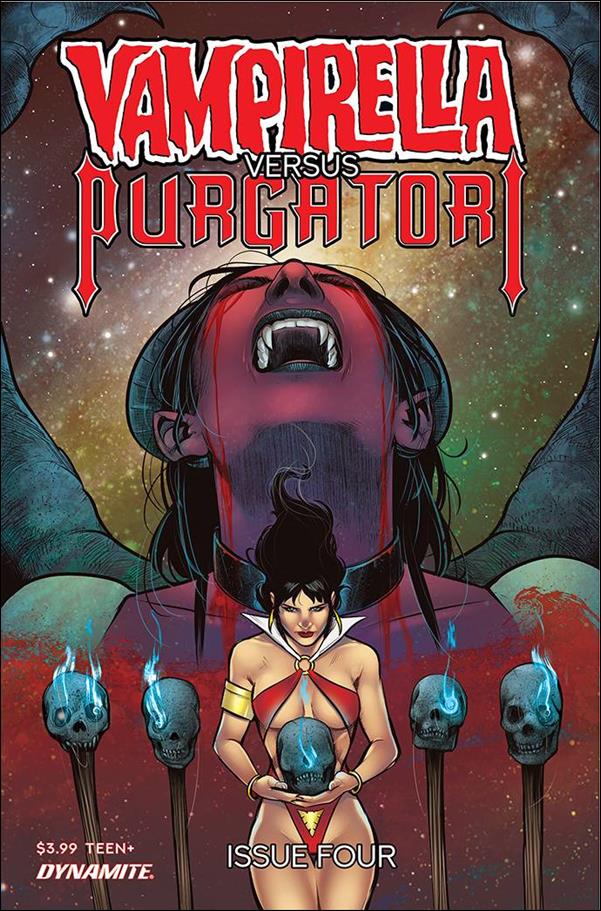 Vampirella vs Purgatori issue 4-F Alvaro Sarraseca Cover