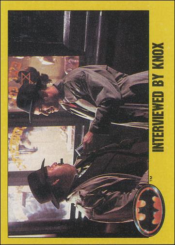 Batman: Series 2 (Base Set) card 244 Interviewed by Knox