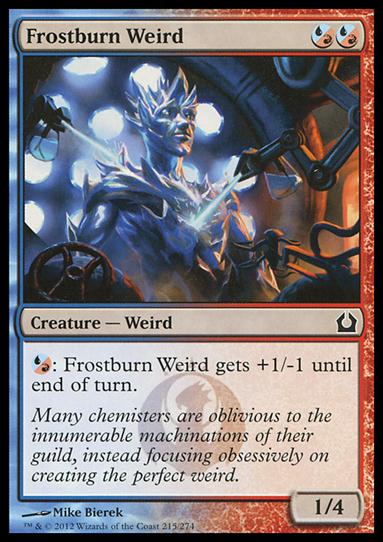 Magic the Gathering: Return to Ravnica (Base Set) card 215 Frostburn Weird