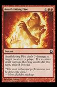 Magic the Gathering: Return to Ravnica (Base Set) card 85 Annihilating Fire