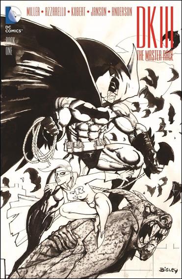 Dark Knight III: The Master Race issue 1-NP Simon Bisley Disposable Heroes Black & White Cover