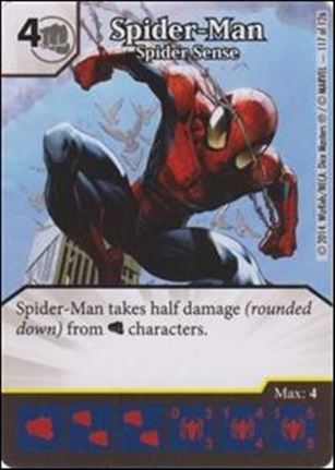 Marvel Dice Masters Uncanny X-Men  card 117 Spider-Man: Spider Sense