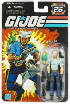 G.I. Joe 25th Anniversary Basic 3 3/4" Action Figures figure 36 Shipwreck (Sailor)