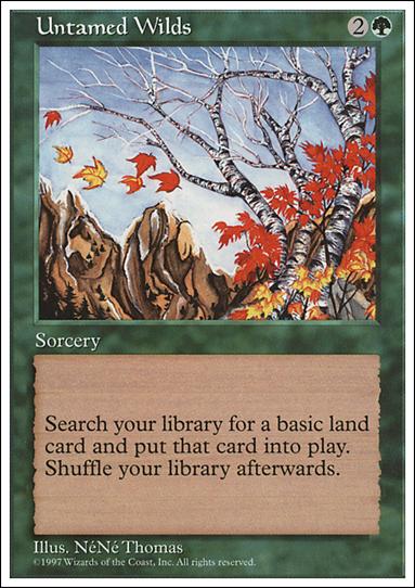 Magic the Gathering: 5th Edition (Base Set) card 335 Untamed Wilds