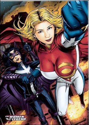 Women of Legend (Base Set) card 57 Huntress & Power Girl