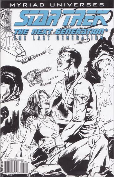 Star Trek: The Next Generation: The Last Generation issue 2-C Robert Atkins Black and White Cover