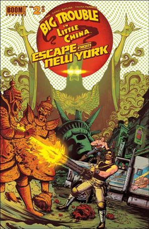 Big Trouble in Little China / Escape from New York issue 2 Daniel Bayliss Cover