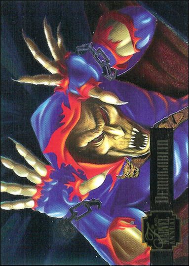 Marvel Annual Flair '95 (PowerBlast Subset) card 23 Demogoblin