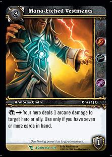 World of Warcraft: March of the Legion (Base Set) card 264 Mana-Etched Vestments