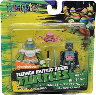 Teenage Mutant Ninja Turtles Minimates (2-Packs) figure 16 Space Suit Leonardo and Exo-Suit Kraang