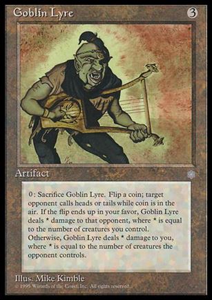 Magic the Gathering: Ice Age (Base Set) card 319 Goblin Lyre