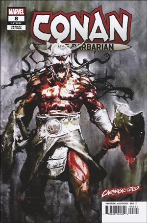 Conan the Barbarian (2019) issue 8-B Bill Sienkiewicz Carnage-ized Cover
