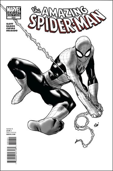 Amazing Spider-Man (1963) issue 669-D Stuart Immonen 1:52 Sketch "Architects" Cover