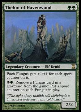 Magic the Gathering: Time Spiral (Base Set) card 227 Thelon of Havenwood