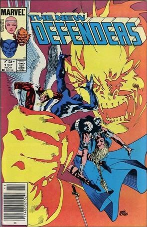 Defenders (1972) issue 137-B Canadian Price Cover