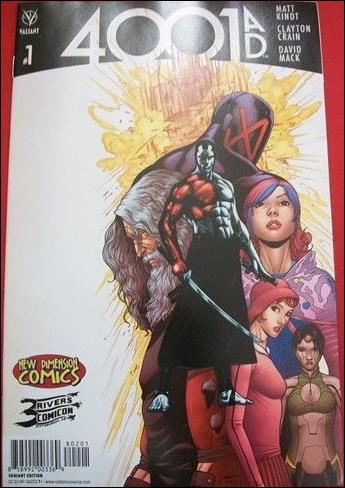 4001 A.D. issue 1-JF New Dimension Comics/ 3 Rivers Comicon Cover 1/500