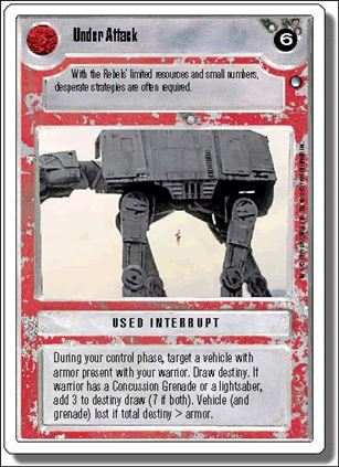 Star Wars: Hoth Revised (Base Set) card 132 Under Attack