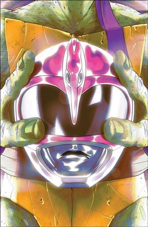 Mighty Morphin Power Rangers/Teenage Mutant Ninja Turtles issue 4-D Goni Montes Donatello Cover