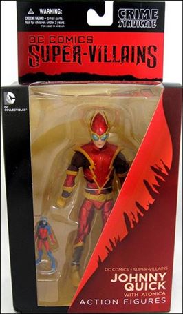 DC Comics Super Villains figure 6 Johnny Quick with Atomica